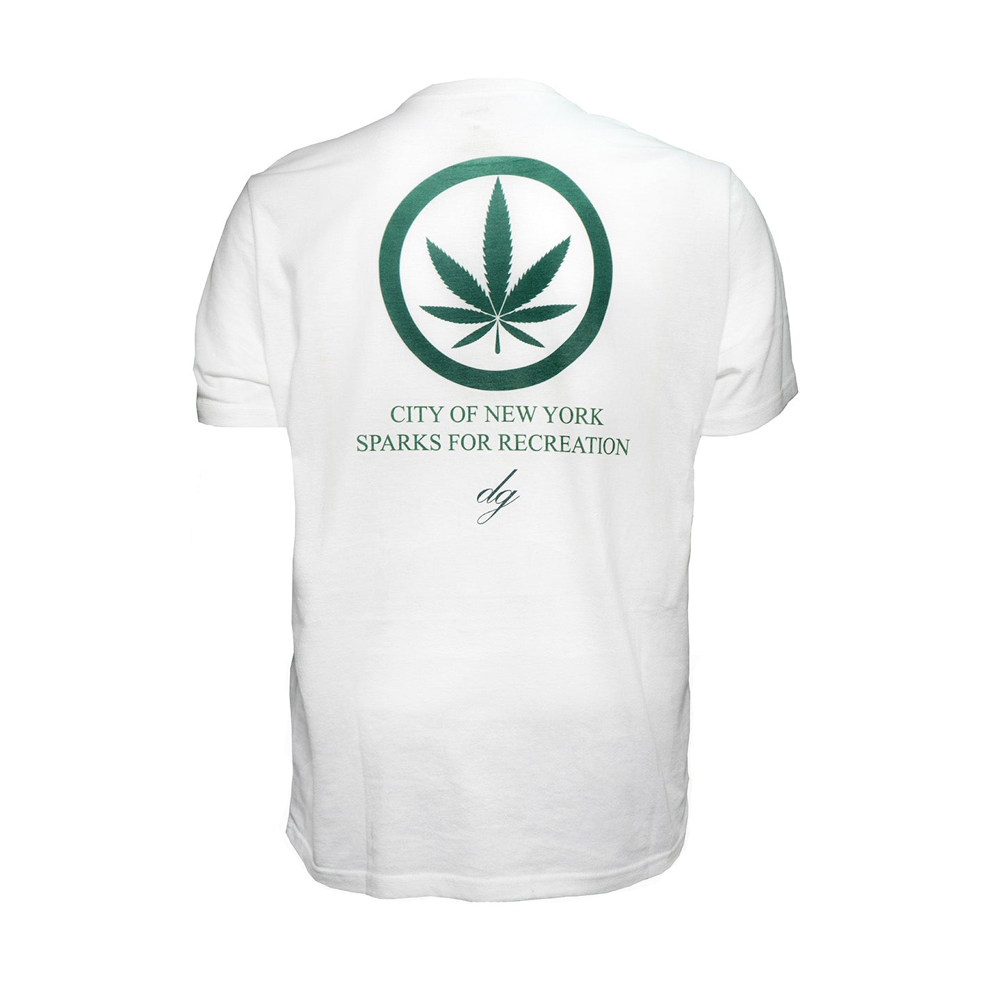 NYC "Sparks For Recreation" White Tee