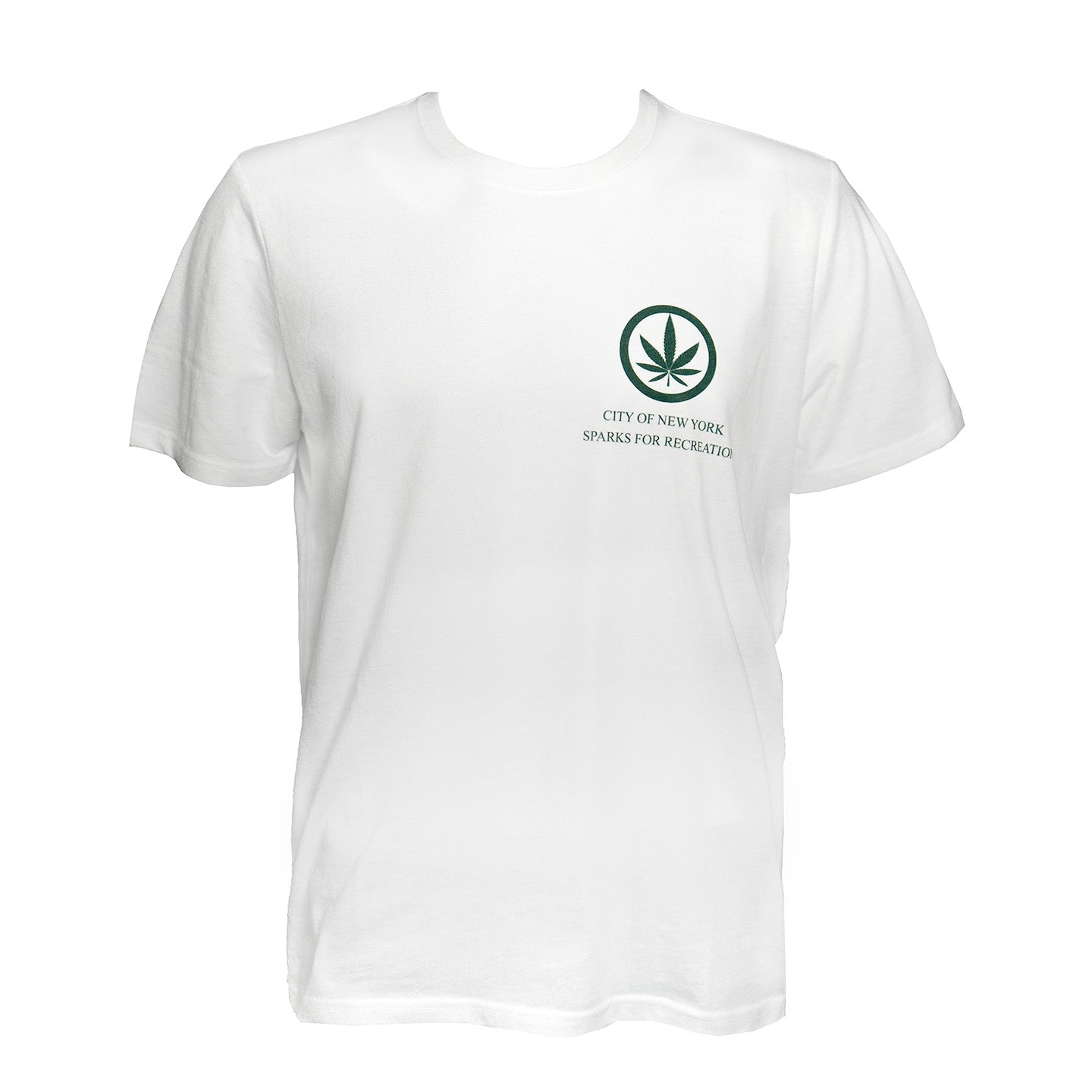 NYC "Sparks For Recreation" White Tee