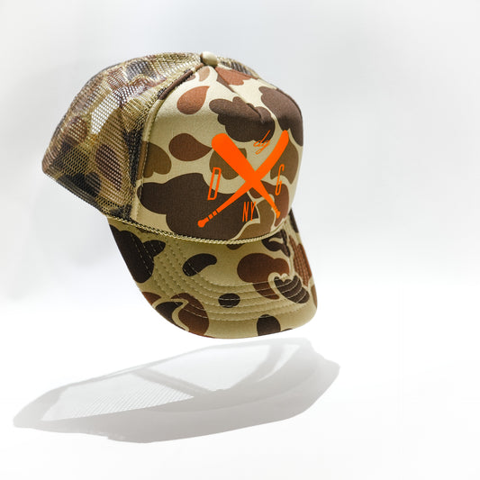 Dugout Trucker Hat (Duck Camo)
