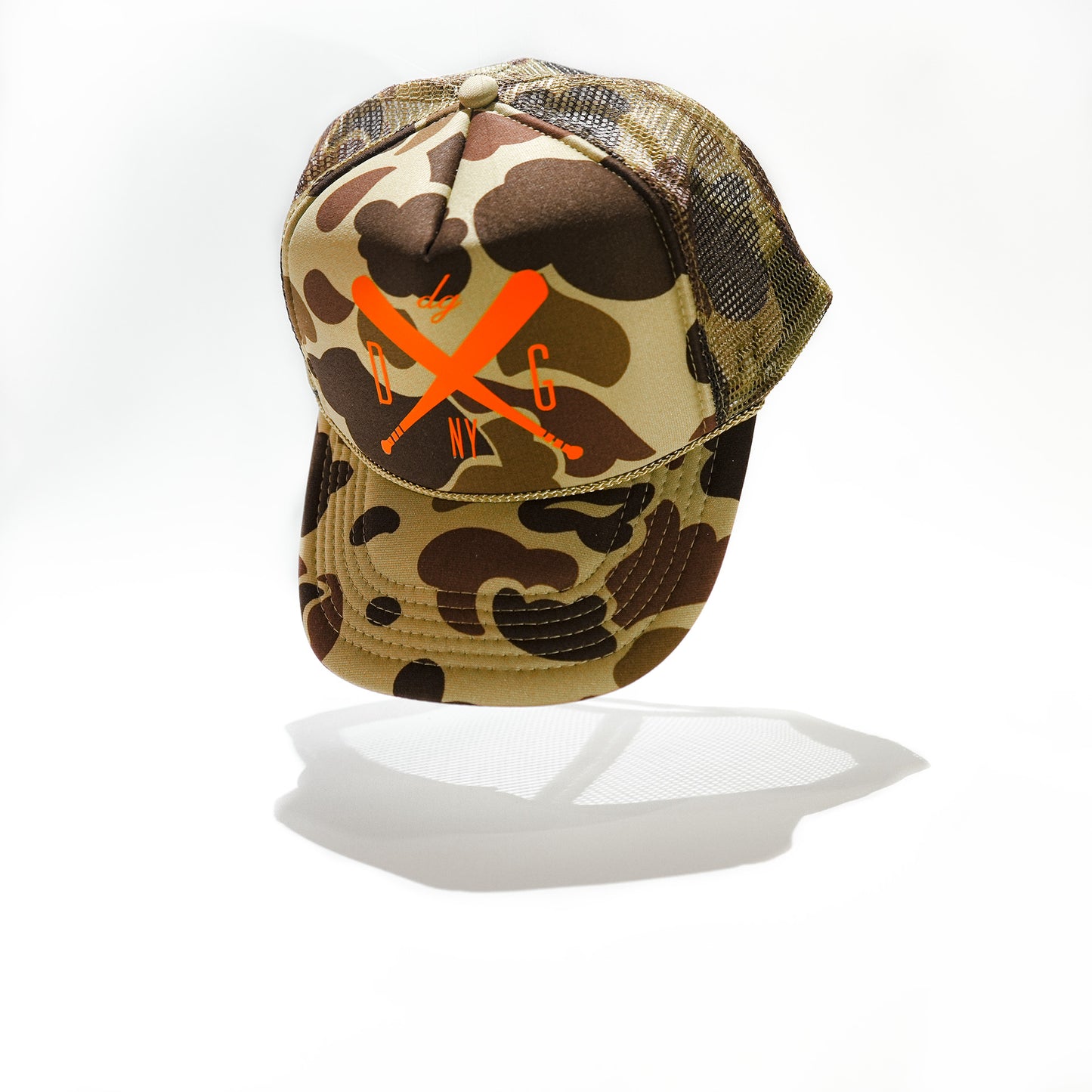Dugout Trucker Hat (Duck Camo)